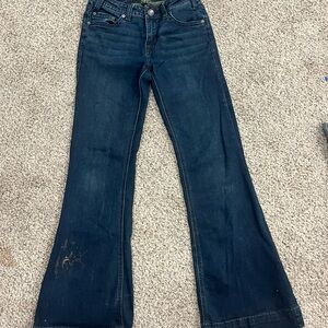 rock and roll denim trousers